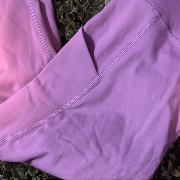 Purple Performance Leggings with Stretchy Fit - Picture 2 of 4